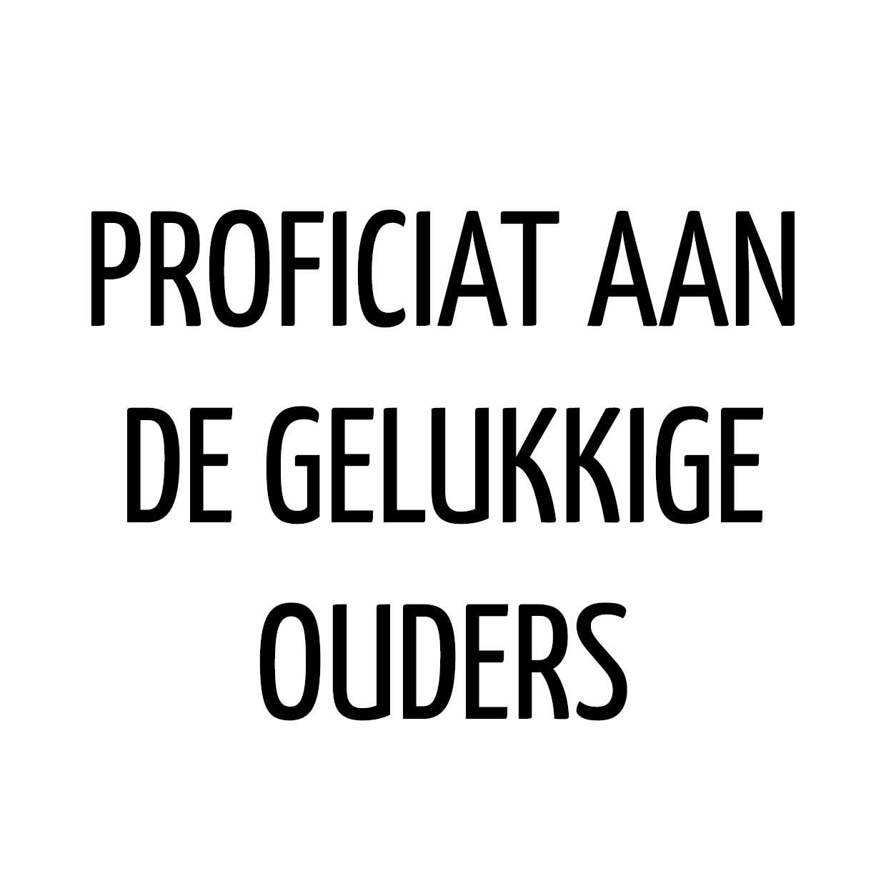 proficiat aan de ouders 